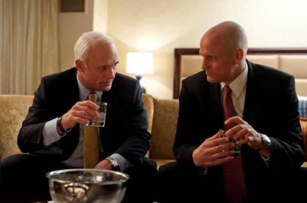 Ed Harris and Woody Harrelson in Game Change